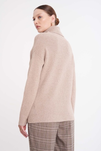 Luźny golf z szerokimi rękawami Luźny golf z szerokimi rękawami