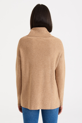 Golf beżowy długi rękaw