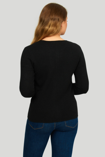 Klasyczny kardigan z miękkiej dzianiny Klasyczny kardigan z miękkiej dzianiny