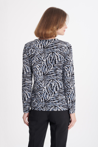 Sweter ze zwierzęcym printem