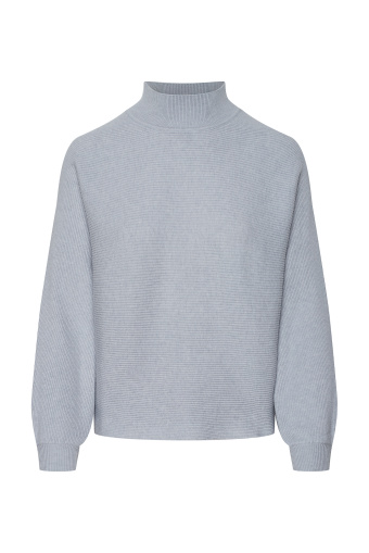 Sweter o luźnym kroju w drobny prążek Sweter o luźnym kroju w drobny prążek