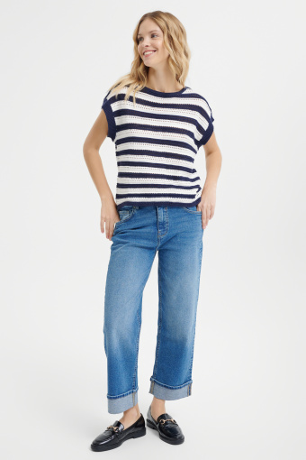 Lekki sweter w paski Lekki sweter w paski