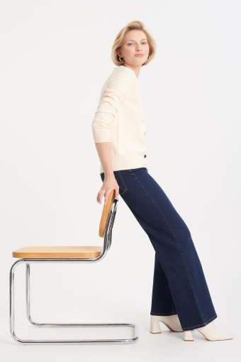 Wiskozowy, luźny kardigan