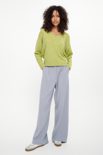 Limonkowy sweter z długim rękawem Limonkowy sweter z długim rękawem