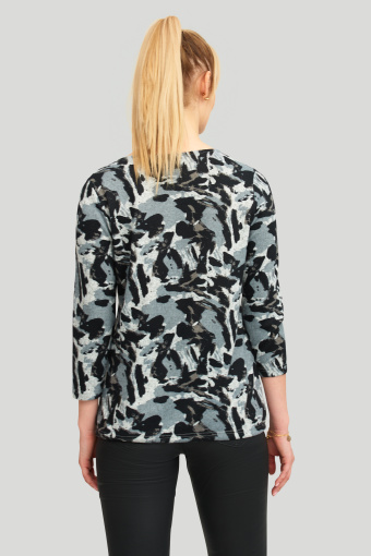 Uniwersalny sweter z nadrukiem