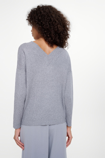 Szary klasyczny sweter Szary klasyczny sweter