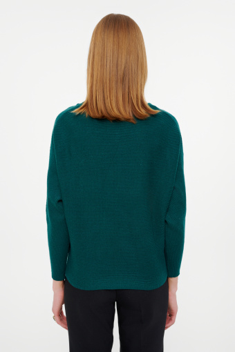 Uniwersalny sweter butelkowa zieleń