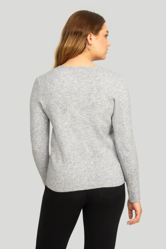 Klasyczny kardigan z miękkiej dzianiny