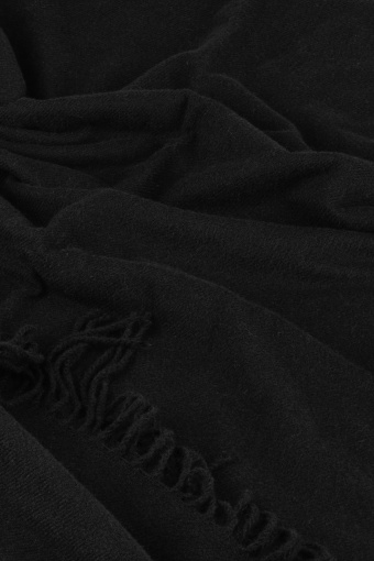 Klasyczny szalik w czarnym kolorze