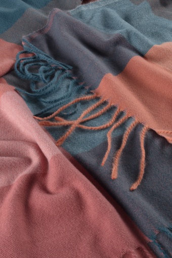 Szalik w kratę Szalik w kratę