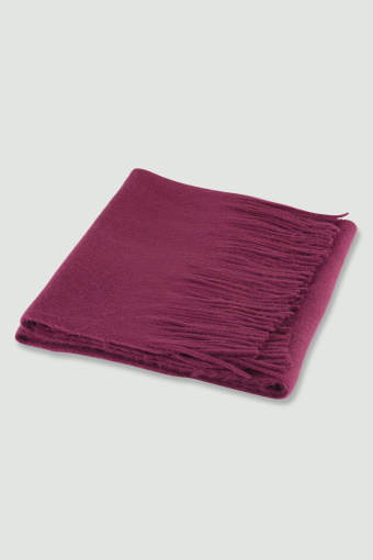 Otulający szal z miękkiej dzianiny