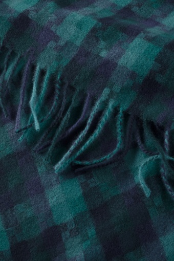 Szalik w kolorową kratkę