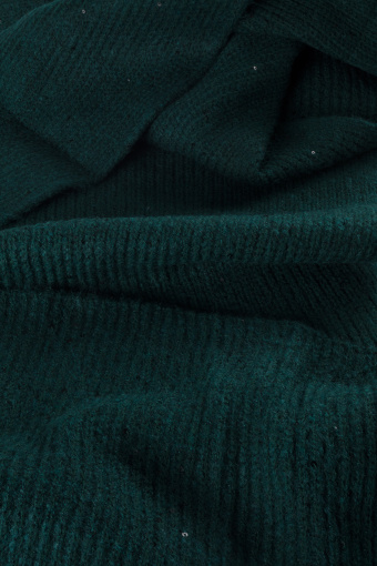 Dzianinowy szalik z cekinami