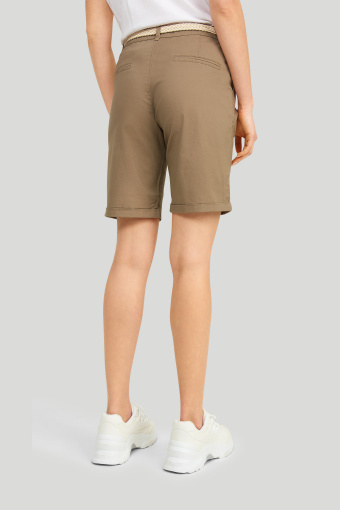 Bawełniane szorty z paskiem Bawełniane szorty z paskiem