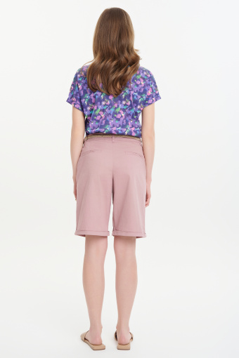 Szorty w kolorze brudnego różu Szorty w kolorze brudnego różu