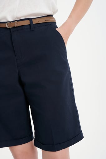 Eleganckie szorty ciemny granat