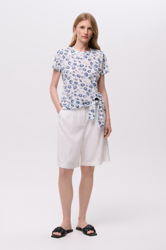 Top w kwiatowy wzór 