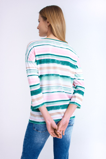 Delikatna bluzka w pastelowe paski