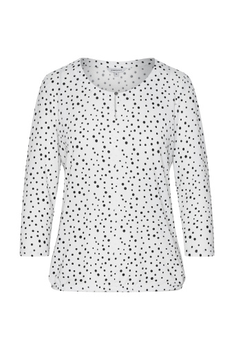 Dzianinowy top z nadrukiem