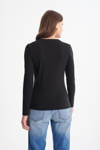 Uniwersalny, czarny top