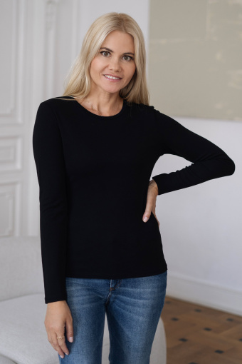 Uniwersalny, czarny top