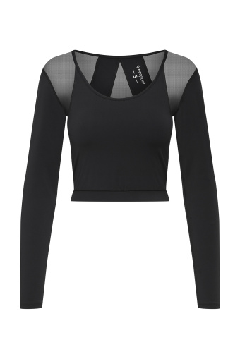 Sportowy top z długim rękawem