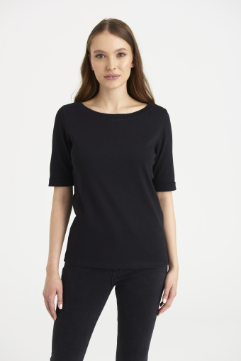 Elegancki, czarny top