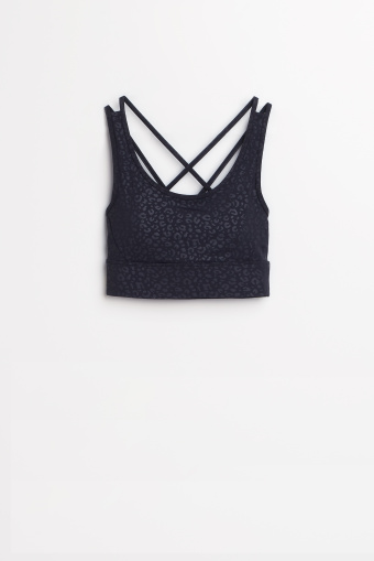 Sportowy top w zwierzęcy nadruk