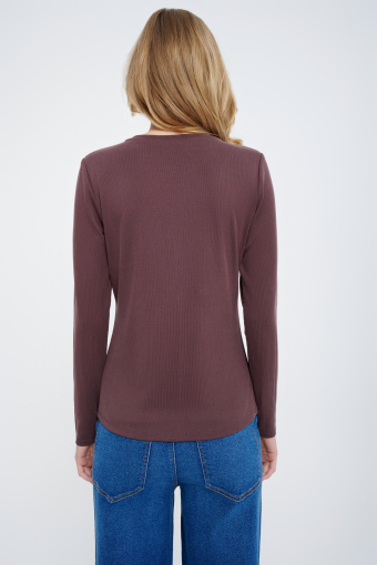 Brązowy uniwersalny top