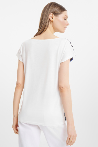 Top z nadrukiem paisley