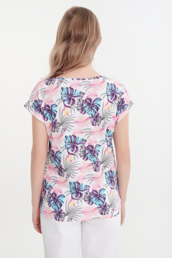 Uniwersalny top w kwiaty Uniwersalny top w kwiaty