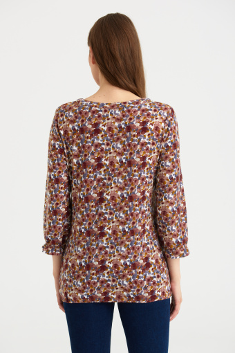 Top z nadrukiem w kwiaty