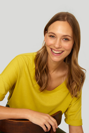 Bawełniany top o luźnym fasonie