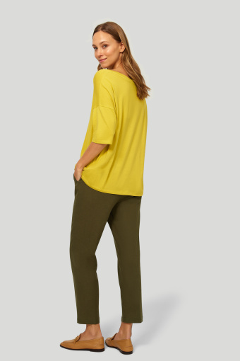 Bawełniany top o luźnym fasonie