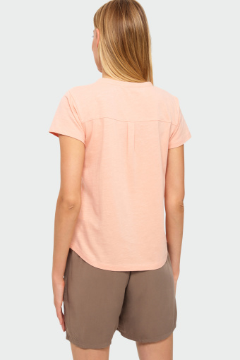 Bawełniany top z ozdobnym detalem przy dekolcie