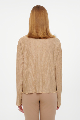 Stylowy top w kolorze karmelu