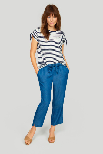 Bawełniany top z nadrukiem