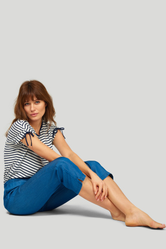 Bawełniany top z nadrukiem