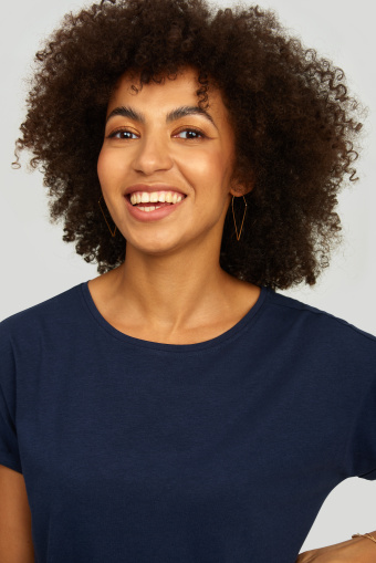 Bawełniany top o luźnym kroju