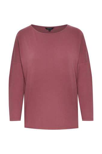 Uniwersalny top z organicznej bawełny, brudny róż