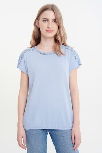Top w kolorze baby blue