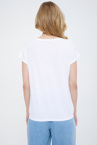 Top casual z grafiką