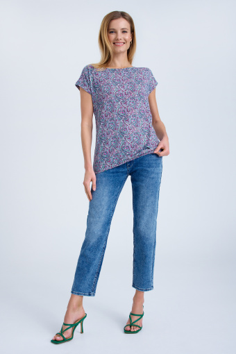 Top z motywem paisley