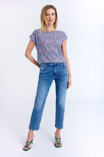 Top z motywem paisley