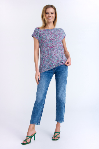 Top z motywem paisley