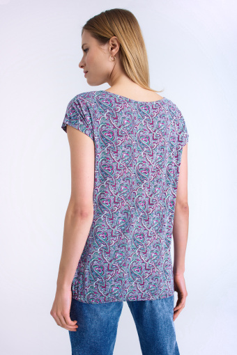 Top z motywem paisley