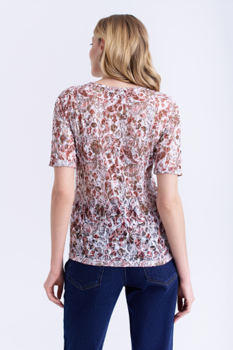 Lekka bluzka we wzór paisley