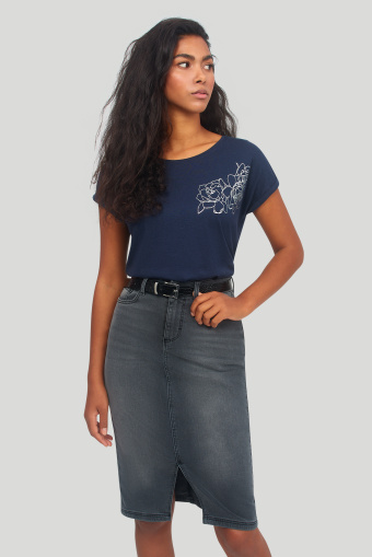 Bawełniany top z nadrukiem