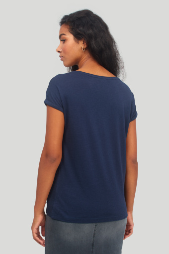 Bawełniany top z nadrukiem