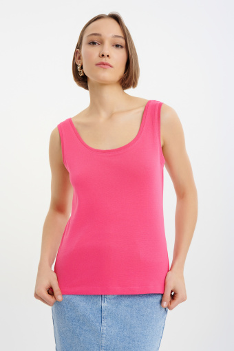 Różowy top basic Różowy top basic